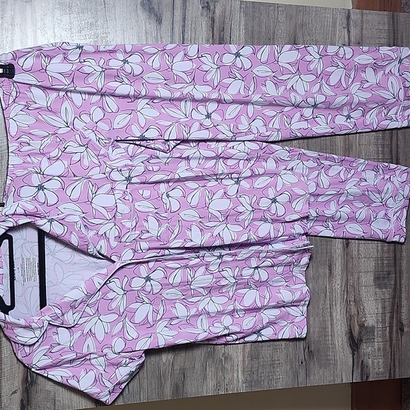 Tommy John Down Time Pajama Set In Violet Magnolia - Picture 6 of 14